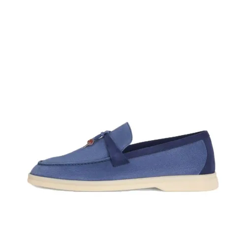 Loro Piana Summer Walk Женские повседневные туфли Синий Женские