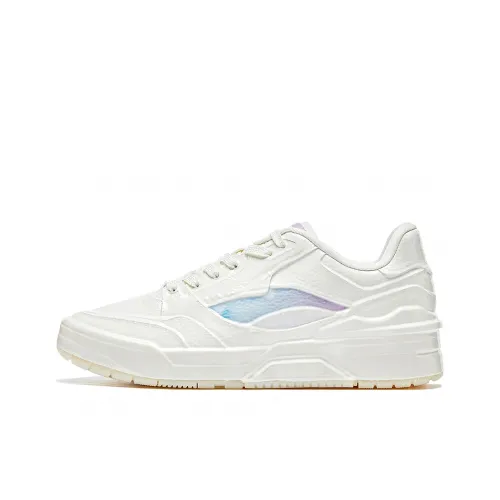 Lining RSR 101 Low Top Skateboard Shoes Men Mist White