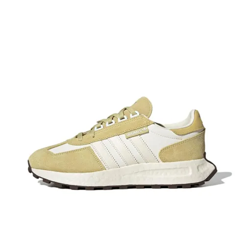 Adidas Originals Retropy E5 Slip-resistant Abrasion-resistant Low Top Casual Women's White Yellow Adidas Originals Retropy E5 Противоскользящий Устойчивый к истиранию Низкий Топ Повседневный Женский Белый Желтый
