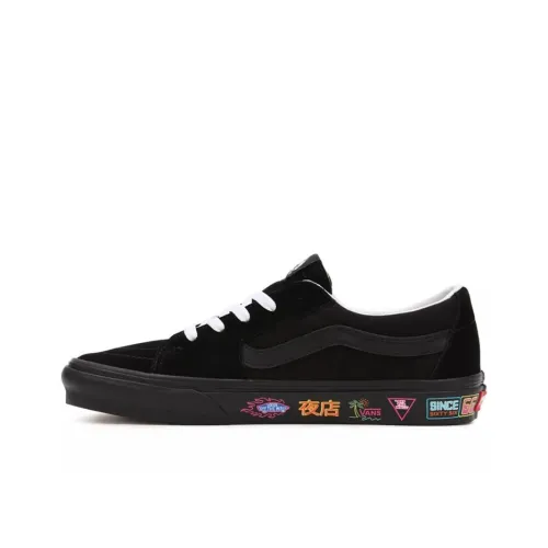 Vans SK8 LOW Топ Скейтборд Кроссовки Унисекс Черный