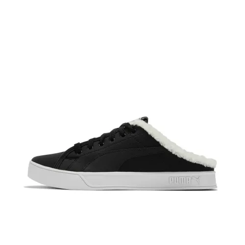 PUMA Bari Mule Шерпа Низкие Кроссовки для Скейтбординга Унисекс Черные