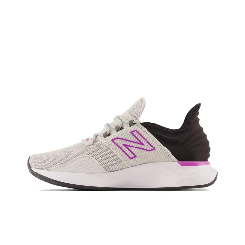 New Balance NB Свежий Foam ROAV Низкий Топ Беговые кроссовки Женские Серый Розовый