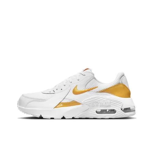 Nike Air Max Excee Low Топ Спортивная повседневная обувь Женская Белый Желтый