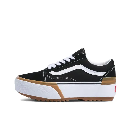 Vans Old Skool Collection Низкие Кроссовки для Скейтбординга Унисекс Черный Белый