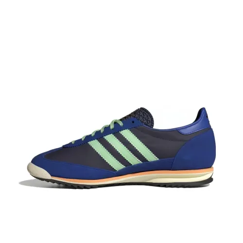 Adidas Originals SL 72 Амортизация Износостойкий Низкий Топ Casual Женский Синий Зеленый