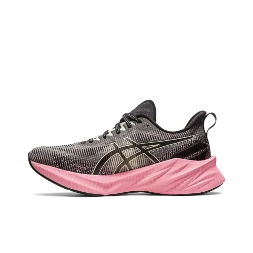 Asics Novablast 3 Low Топ Повседневные Беговые Кроссовки Женские Черные Розовые