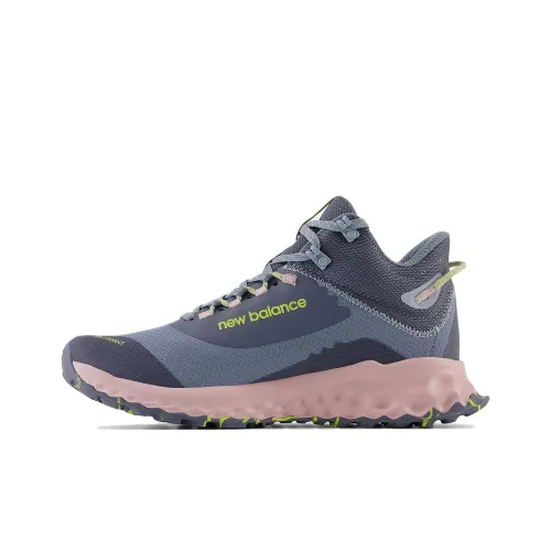 New Balance NB Свежий Пена Амортизация Износостойкий Топ Беговые кроссовки Женские Серый Розовый