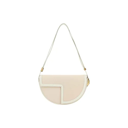 Patou Сумка из холста и кожи сумка через плечо женская естественный цвет