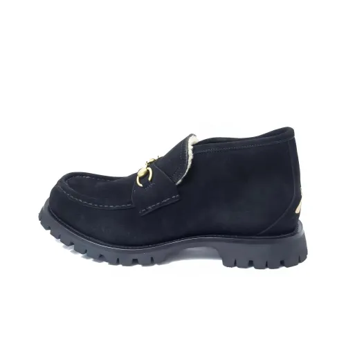 GUCCI Лоферы Мужские Черные