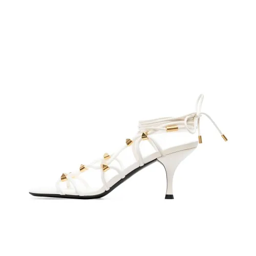 Valentino Rockstud One Ремень Сандалии Женские Белые