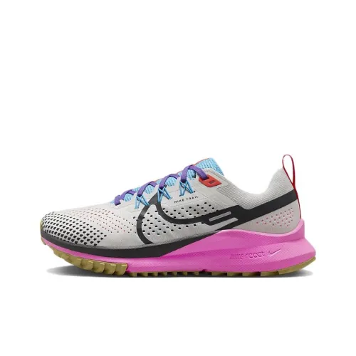 Nike Pegasus Trail 4 Low Топ Беговые кроссовки Женские Серый Черный Розовый
