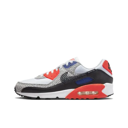 Nike Air Max 90 'kiss MY Airs' Низкий топ Спортивная повседневная обувь Серый Белый