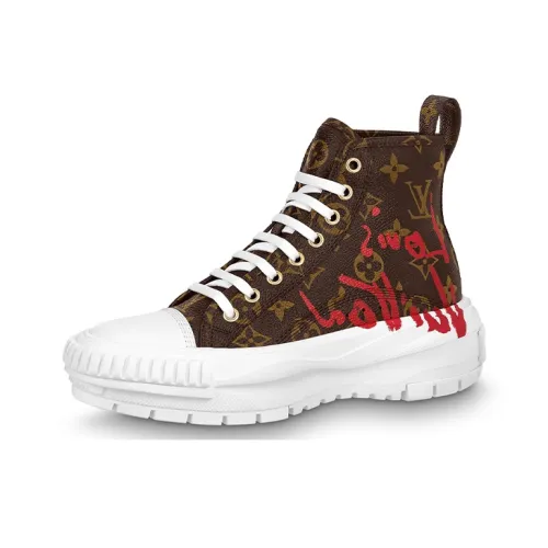 LOUIS VUITTON Squad High Топ Повседневная обувь Женская Коричневая