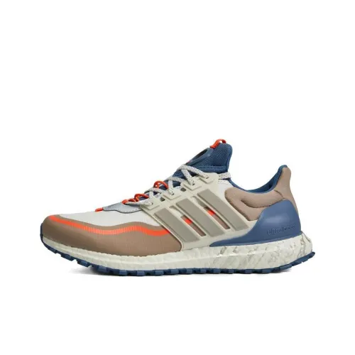 Adidas ULT Slip-resistant Abrasion-resistant Low Top Casual Running Shoes Unisex Brown Blue Adidas ULT Противоскользящий Устойчивый к истиранию Низкий Топ Повседневные Беговые Кроссовки Унисекс Коричневый Синий