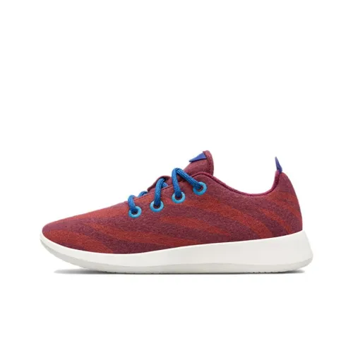 Allbirds Wool Runner Амортизация Износостойкий Низкий Топ Спортивная Повседневная Обувь Женская Тигр Красный