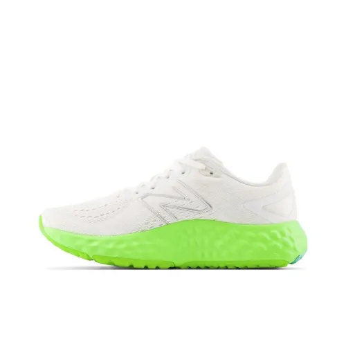 New Balance NB Свежий Пена Evoz V2 Evoz V2 Low Топ Беговые кроссовки Женские Белый Зеленый Синий