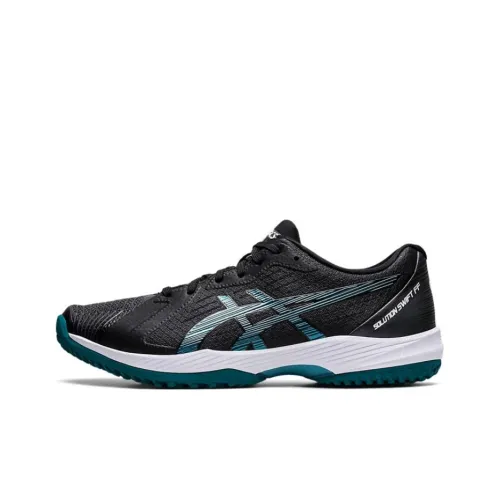 Asics Solution Swift FF Oc Low Топ Кроссовки для тенниса Мужские Черные Зеленые