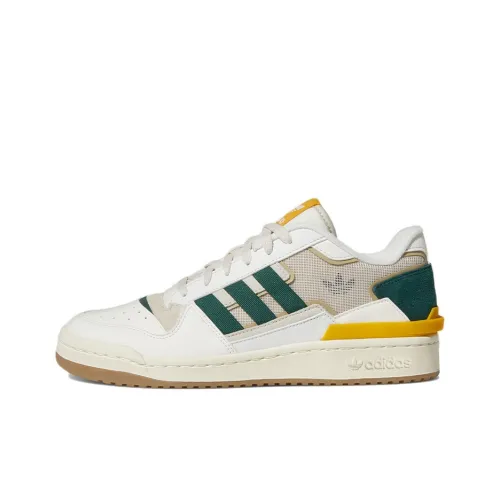 Adidas Originals FORUM Exhibit Low Легкий И Износостойкий Низкий Топ Скейтборд Кроссовки Белый Зеленый