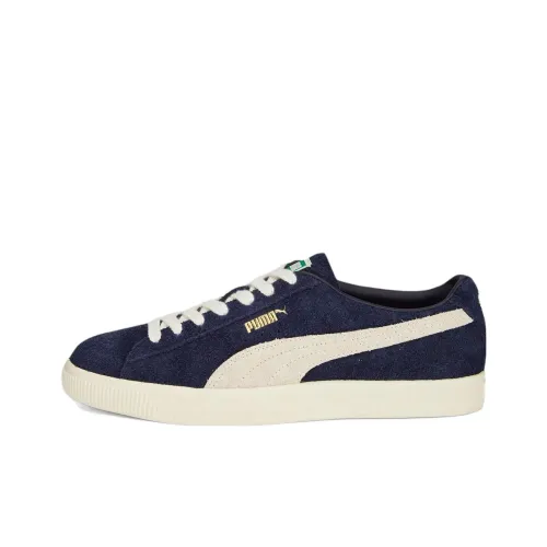 PUMA Suede Series Low Топ Скейтборд Кроссовки Мужские Синие Белые