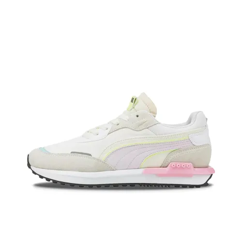 PUMA City Rider Low Топ Повседневная обувь Унисекс Экрю