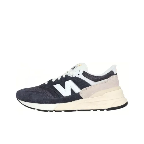 New Balance NB 997R Износостойкий и Легкий Низкий Топ Беговые Кроссовки Мужские Синие Белые