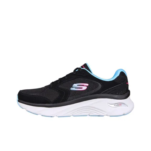 Skechers ARCH FIT D'LUX Низкий Топ Спортивная Повседневная Обувь Женская Черная