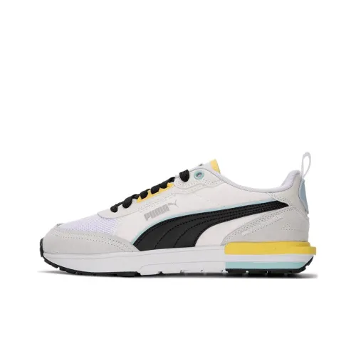 PUMA R22 Low Топ Повседневная обувь Унисекс Желтый Белый