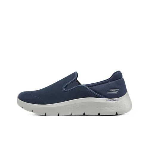 Skechers GO WALK Fle Low Топ Casual Мужской Морской Синий