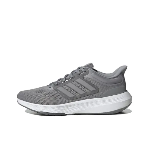 Adidas ULT Slip-resistant Abrasion-resistant Lightweight Low-Top Running Shoes Men's Gray Adidas ULT Противоскользящие Устойчивые к истиранию Легкие Низкие Беговые Кроссовки Мужские Серые