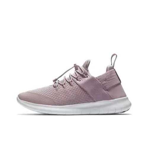 Nike Free RN Амортизация Износостойкие Низкие Кроссовки для Бега Женские Розовые