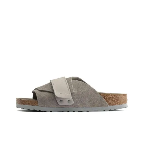 Birkenstock Kyoto Стильные Сандалии Унисекс Серый Узкий Версия