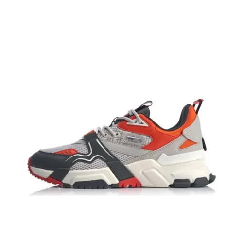 LiNing Journey Амортизаторы Slip-resistant Низкий Топ Casual Мужской Беллфлауэр Серый