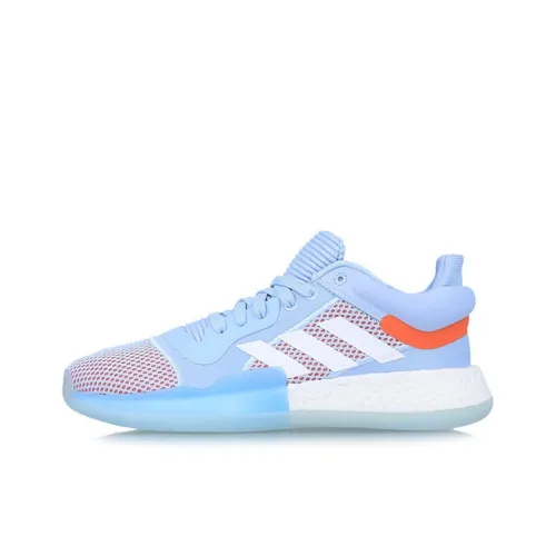 Adidas Marquee Boost Low Топ Винтажные Баскетбольные Кроссовки Мужские Небесно-Синий