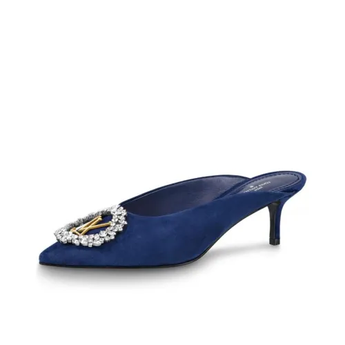 LOUIS VUITTON Madeleine Домашние тапочки Женские Синие