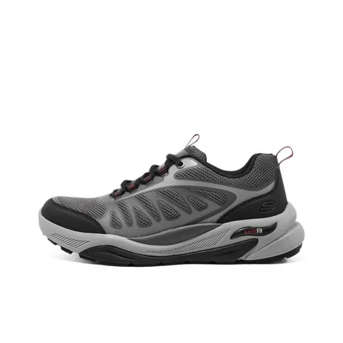 Skechers Arch Fit Calvera Low Топ Спортивная Повседневная Обувь Мужская Серый