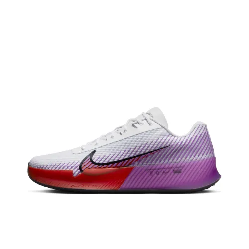 Nike Air Zoom Vapor 11 Амортизаторы Shock Absorbers Противоскользящие Устойчивые к истиранию Низкий Топ Кроссовки для тенниса Фиолетовый Белый