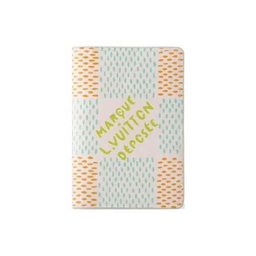 LOUIS VUITTON Pocket Organizer Кожа Кошелек Мужской Оранжевый и Синий