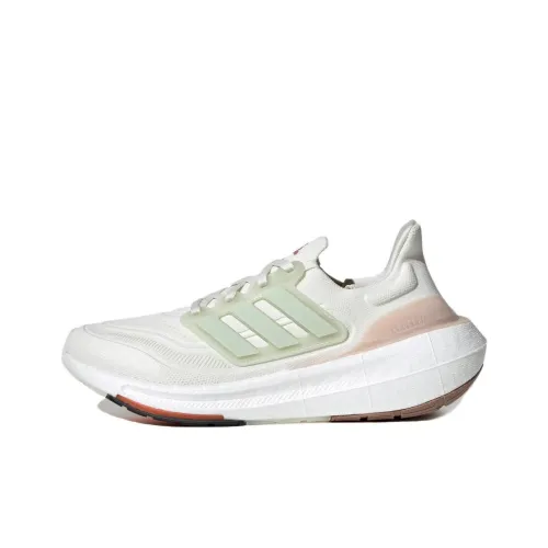 Adidas Ultraboost Light Беговые кроссовки Низкий топ Белый Зеленый Женский