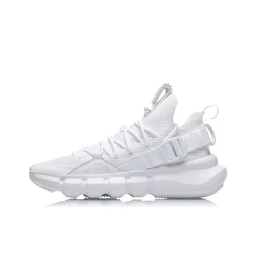 LINING Винтажные баскетбольные кроссовки MID Топ Женские