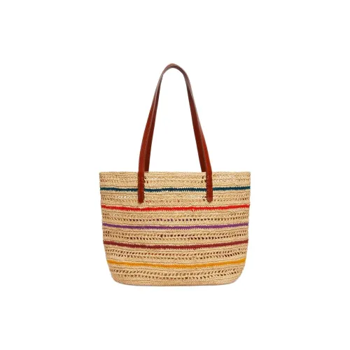 Vanessa Bruno Raffia Tote Bag Shopping Bag Shoulder Bag Handbag Women's Multicolor