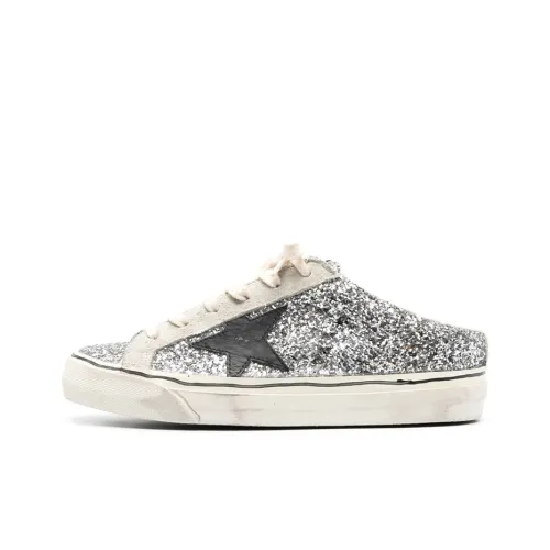 Golden Goose Супер Звезда Sabot Женские повседневные туфли Women's Silver