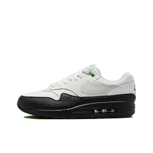Nike Air Max 1 Low Топ Повседневная обувь Унисекс Белый Черный