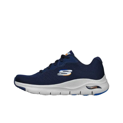 Skechers Arch Fit Shock Absorbers Противоскользящий Устойчивый к истиранию MID Топ Повседневная обувь