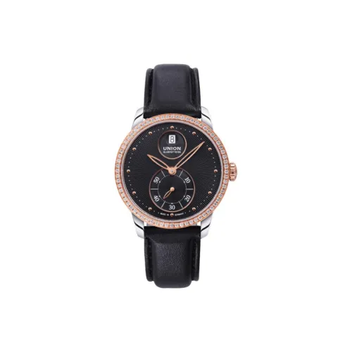 UNION GLASHUTTE/SA Автоматические механические часы Женские, 36,5 мм, черный
