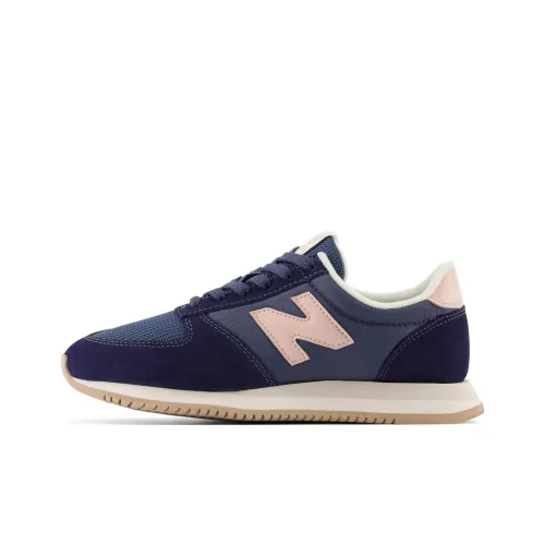 New Balance NB 420 Устойчивые к истиранию противоскользящие низкие беговые кроссовки для женщин синие и розовые