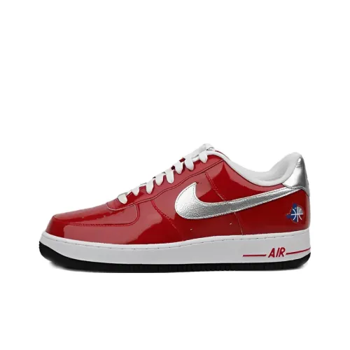 Nike Air FORCE 1 Low 'All Star Красный' Противоскользящие устойчивые к истиранию низкий топ кроссовки для скейтбординга красный