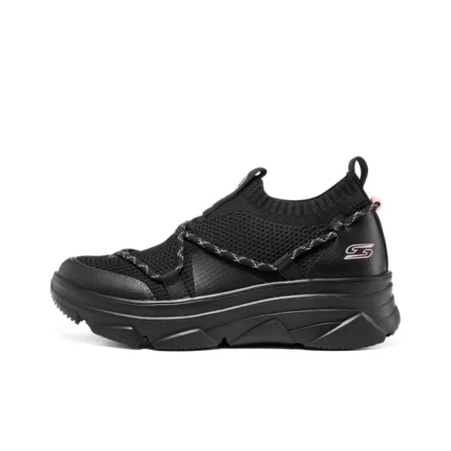 Skechers Bob's Lazy Тапочки Низкий Топ Повседневный Женский Черный
