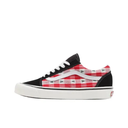 VANS Old Skool Collection Anaheim Factory 36 DX Low Скейтборд Кроссовки Unisex Красный Черный