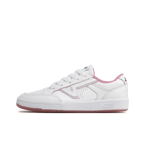 Vans Lowland CC Low Топ Скейтборд Кроссовки Унисекс Белый Розовый