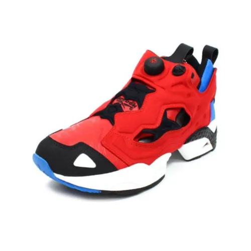 REEBOK Instapump Fury Spider Man MID Топ Повседневная обувь Унисекс Красный синий